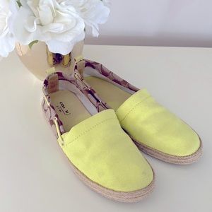 Coach Mellow Espadrilles Slip On- Yellow